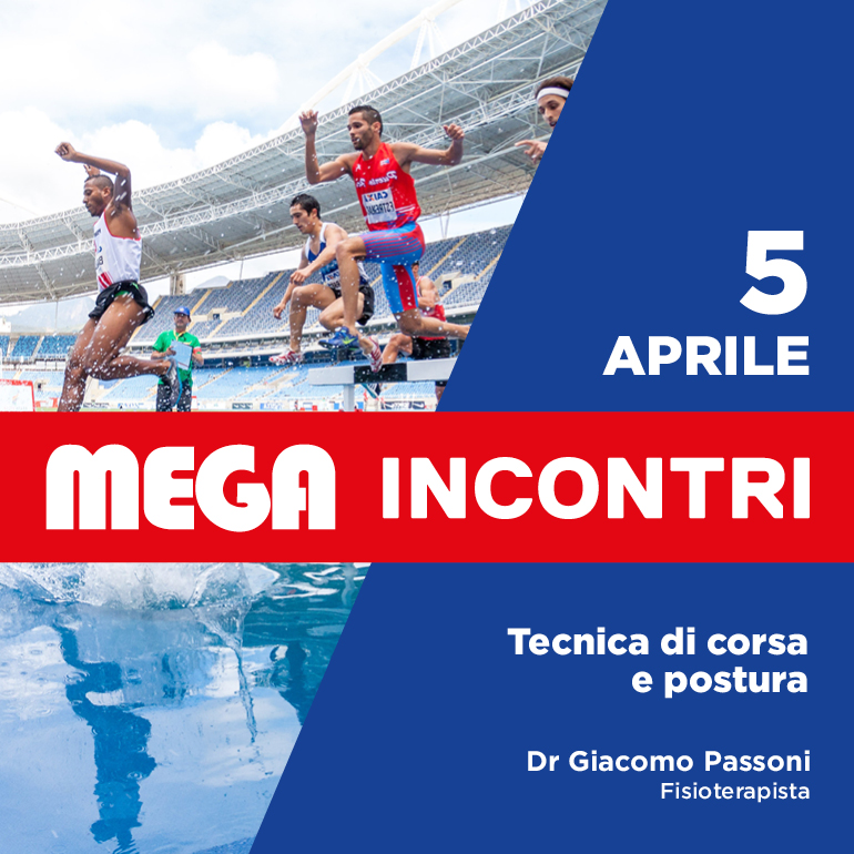 Incontro gratuito di "Tecnica di corsa e postura" al Mega Intersport